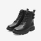 百思图2021冬季新款商场同款潮流搭配英伦风马丁靴女短靴YYK57DD1