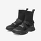 百思图2021冬季新款潮流穿搭简约舒适厚底弹力袜靴女短靴A9553DD1