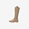 百思图2021冬季新款商场同款经典优雅气质时装靴女长靴MDA28DG1