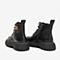 百思图2021冬季新款商场同款潮流穿搭英伦风马丁靴女短靴WXQ01DD1