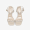 百思图2022夏季新款商场同款时尚仙女风一字带细跟女凉鞋MB203BL2
