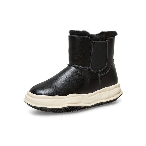 百思图2022冬季新款商场同款时尚潮流保暖舒适雪地靴女靴CD156DD2