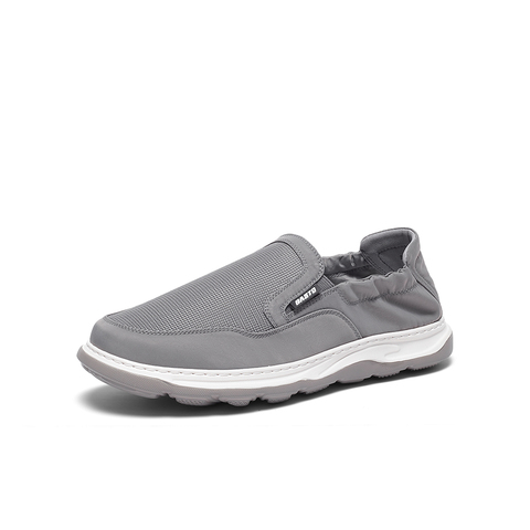 百思图2023夏季新款商场同款时尚布鞋厚底乐福鞋男休闲鞋30303BM3