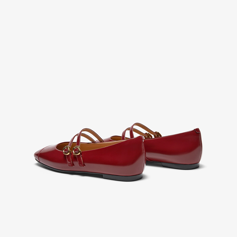 百思图2023秋季新款商场同款时尚法式玛丽珍鞋方跟女单鞋TIK45CQ3