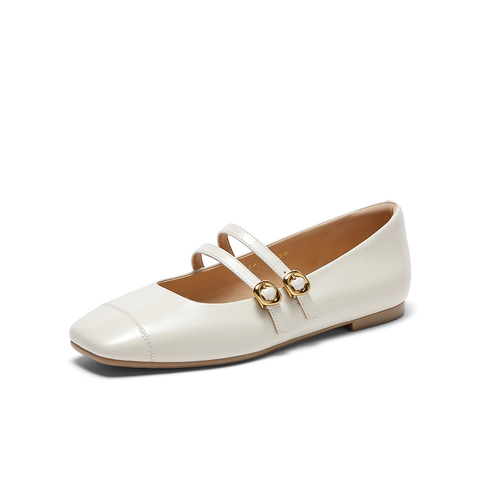 百思图2023秋季新款商场同款时尚法式玛丽珍鞋方跟女单鞋TIK45CQ3