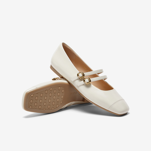 百思图2023秋季新款商场同款时尚法式玛丽珍鞋方跟女单鞋TIK45CQ3