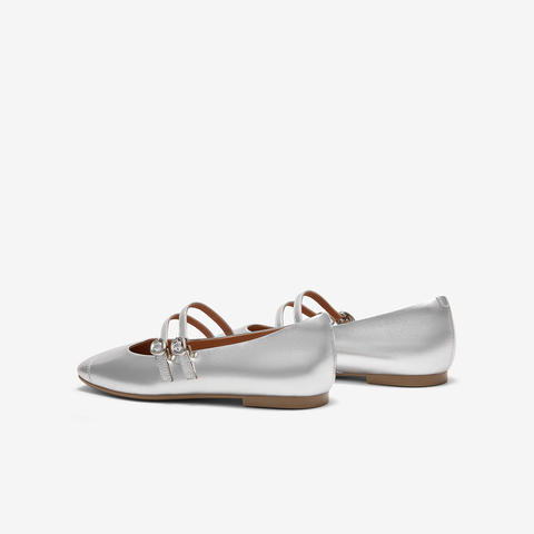 百思图2023秋季新款商场同款时尚法式玛丽珍鞋方跟女单鞋TIK45CQ3