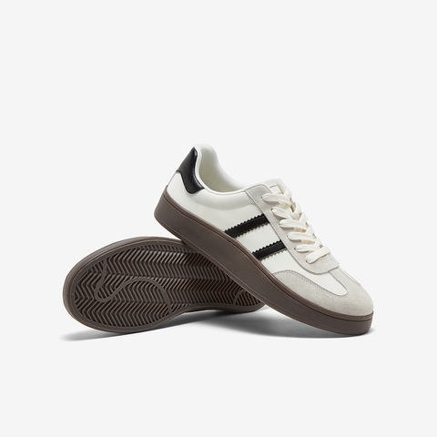 百思图2024春季新款商场同款复古运动德训鞋平跟男休闲鞋J2397AM4