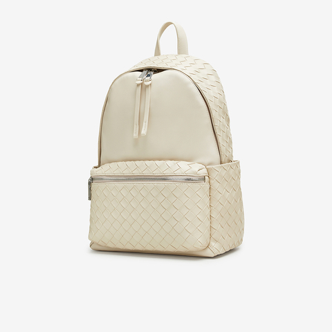 百思图2024秋季新款商场同款时尚休闲运动双肩背包女X3474CX4