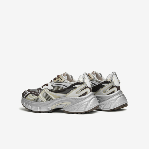 百思图2024秋季新款商场同款时髦街头老爹鞋厚底女休闲鞋X0281CM4