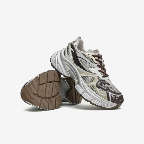 百思图2024秋季新款商场同款时髦街头老爹鞋厚底女休闲鞋X0281CM4