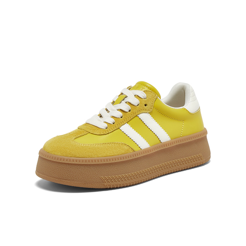 百思图2024春季新款商场同款时尚运动板鞋厚底女休闲鞋ID876AM4