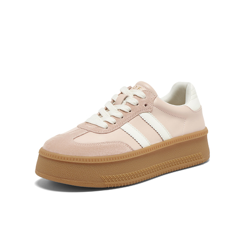 百思图2024春季新款商场同款时尚运动板鞋厚底女休闲鞋ID876AM4