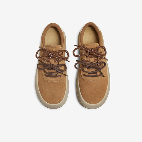 百思图2025春季新款时尚户外运动板鞋厚底女休闲鞋I5757AM5