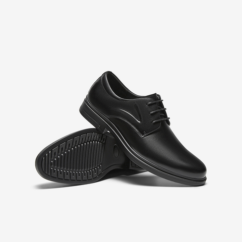 百思图2025春季新款商场同款商务通勤粗跟男正装皮鞋22081AM5