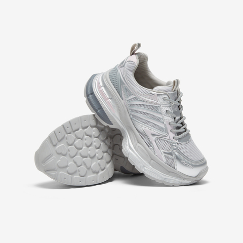 百思图2025春季新款商场同款运动街头老爹鞋厚底女休闲鞋D5219AM5