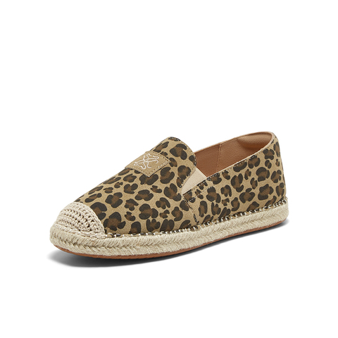 百思图2025春季新款简约休闲通勤渔夫鞋平跟女单鞋A0233AA5