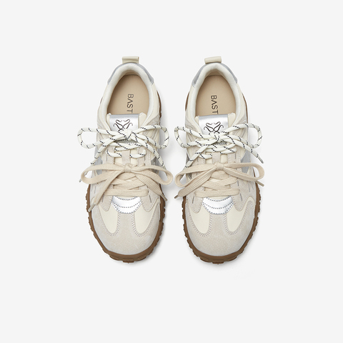 百思图2025春季新款商场同款时髦户外德训鞋厚底女休闲鞋A2070AM5