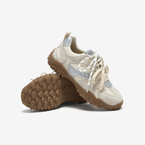 百思图2025春季新款商场同款时髦户外德训鞋厚底女休闲鞋A2070AM5