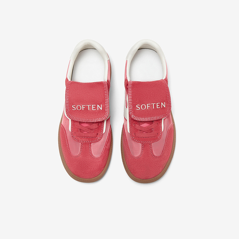 百思图2025春季新款复古户外运动德训鞋平跟女休闲鞋BG355AM5