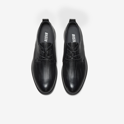 百思图2025春季新款商场同款商务通勤粗跟男正装皮鞋88781AM5