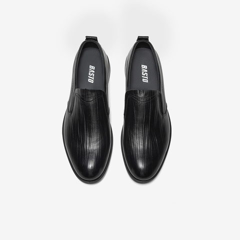 百思图2025春季新款商场同款简便通勤乐福鞋男休闲皮鞋88782AM5