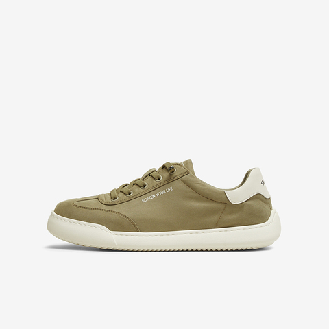 百思图2025春季新款商场同款简约运动布鞋平跟男休闲鞋W9660AM5