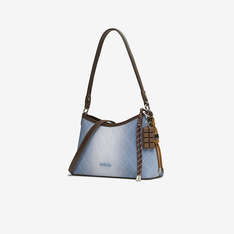 百思图2025春季新款商场同款时髦通勤腋下包单肩斜挎包女X3655AX5