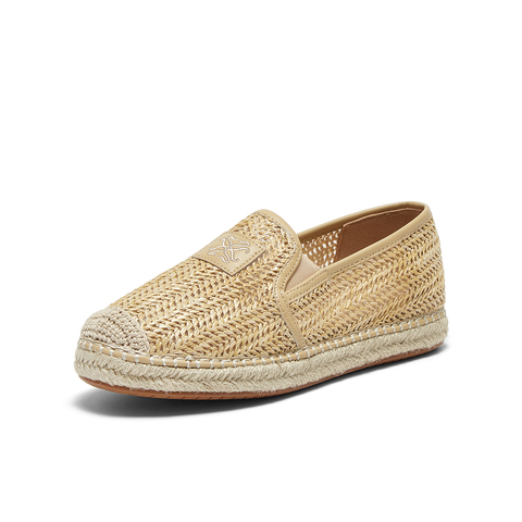 百思图2025春季新款简约通勤休闲便鞋渔夫鞋平跟女单鞋A0228AA5