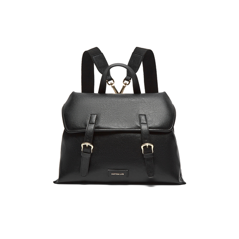 百思图2025春季新款商场同款时尚简约双肩背包女X3639AX5