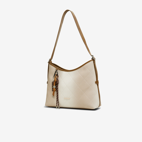 百思图2025春季新款商场同款简约大容量托特包单肩包女X3654AX5