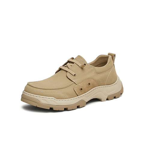 百思图2025夏季新款商场同款时尚通勤布鞋厚底男休闲鞋G6708BM5