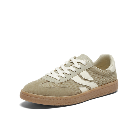 百思图2025春季新款商场同款户外复古德训鞋平跟男休闲鞋Y1881AM5