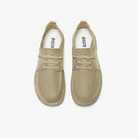 百思图2025夏季新款商场同款简约休闲布鞋厚底男休闲鞋K8807BM5