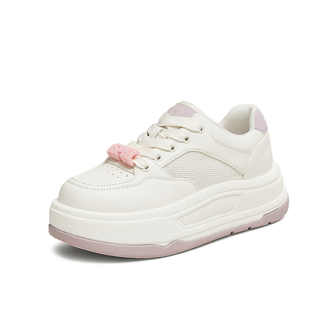 百思图2025夏季新款时尚潮流街头运动板鞋厚底女休闲鞋X2711BM5