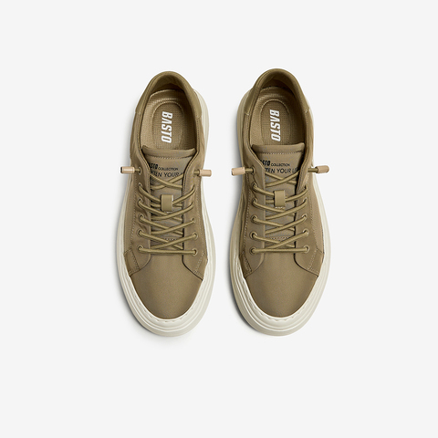 百思图2025夏季新款简约户外运动厚底圆头男休闲鞋S1290BM5