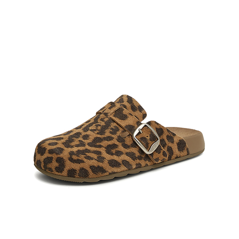 百思图2025夏季新款商场同款复古休闲勃肯鞋平跟女单鞋A9080BH5