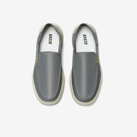 百思图2025夏季新款商场同款简约通勤布鞋厚底男休闲鞋EYD07BM5