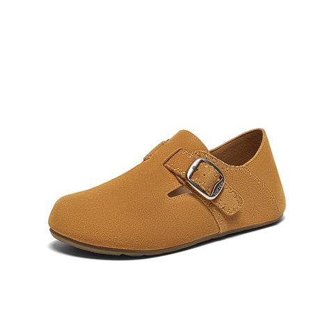 百思图2025春季新款商场同款简约复古勃肯鞋平跟女单鞋A5983AM5