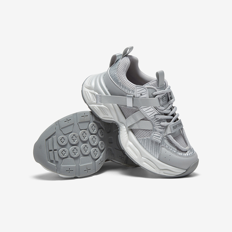 百思图2025夏季新款商场同款户外运动老爹鞋厚底女休闲鞋B6866BM5