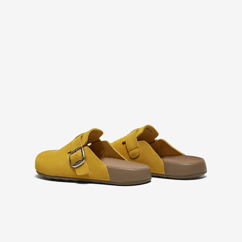 百思图2025夏季新款商场同款复古休闲勃肯鞋平跟女单鞋A9080BH5