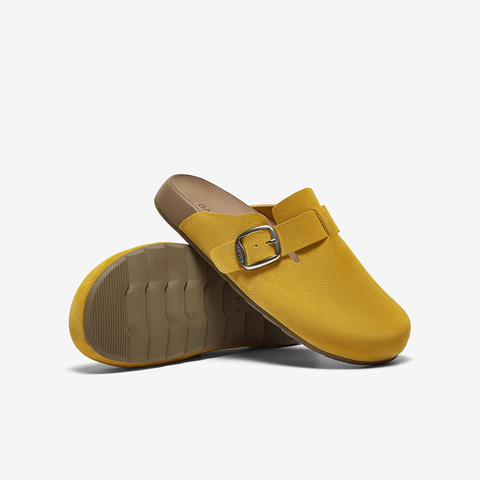 百思图2025夏季新款商场同款复古休闲勃肯鞋平跟女单鞋A9080BH5