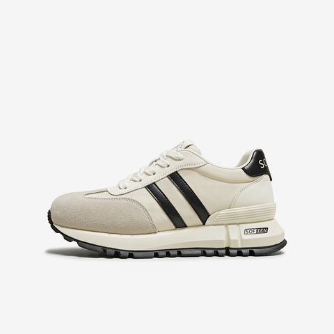 百思图2025夏季新款商场同款时尚复古阿甘鞋厚底女休闲鞋D3027BM5