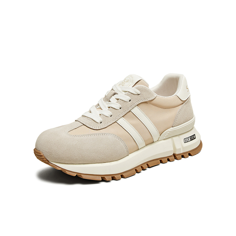 百思图2025夏季新款商场同款时尚复古阿甘鞋厚底女休闲鞋D3027BM5