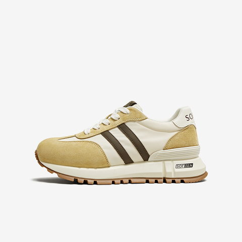 百思图2025夏季新款商场同款时尚复古阿甘鞋厚底女休闲鞋D3027BM5