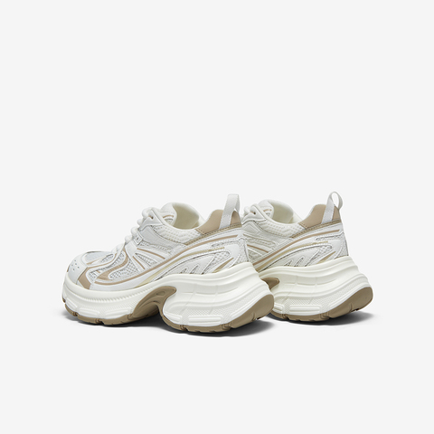 百思图2025春季新款商场同款时尚户外老爹鞋厚底女休闲鞋B6187AM5