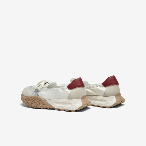 百思图2025夏季新款时尚复古经典户外休闲德训鞋女休闲鞋D3063BA5