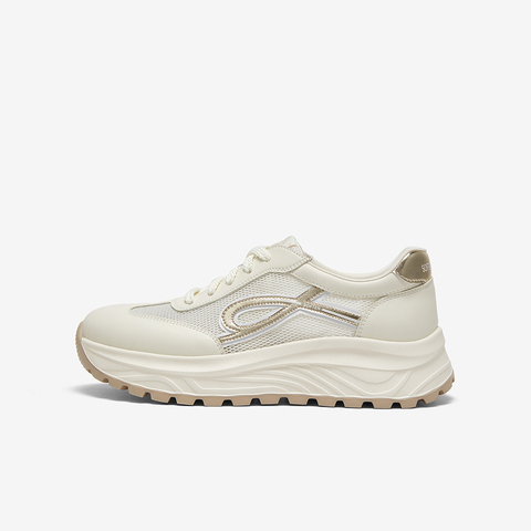 百思图2025夏季新款商场同款时尚街头阿甘鞋厚底女休闲鞋VLHA2BM5