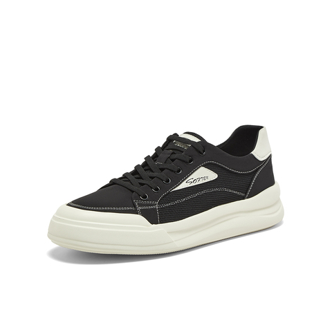 百思图2025夏季新款简约户外运动板鞋厚底圆头男休闲鞋L3306BM5