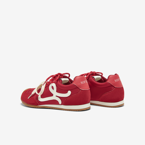 百思图2025夏季新款时髦复古街头运动德训鞋平跟女休闲鞋A1825BM5